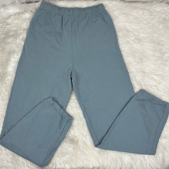Mayfair NWT Blue This Moment Is More Important Jogger Sweatpants L-XL/W28/L30 - Picture 6 of 13